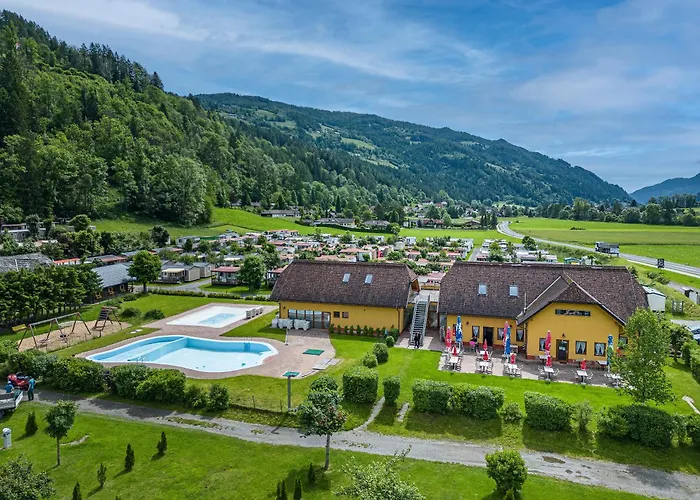 Albatross Mobile Homes On Bella Austria 캠프장 Sankt Peter am Kammersberg